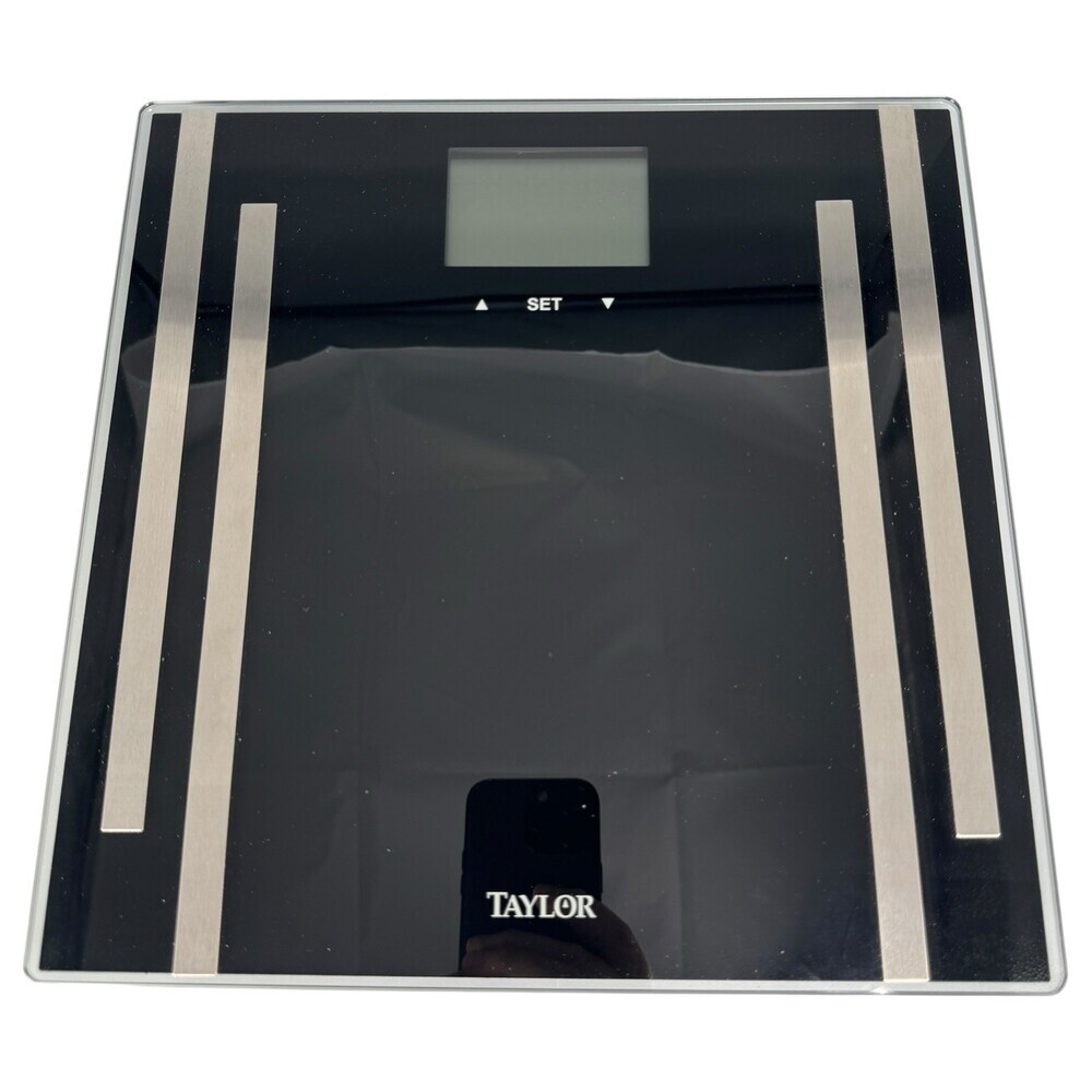 Taylor Smart Bathroom Scale Bluetooth Works w/ Mobile Apps New Batteries Tested